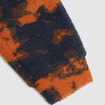 Men's Colorful Single Pocket Tie-Dye Fly Fluffy buttons Jacket
