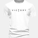 Regular Fit Victory Slogan Print Cotton T-Shirt