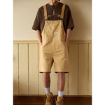 Retro Cargo Overalls Shorts
