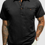 Men's Hawaiian beach casual lapel short-sleeved polo