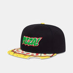 Take A Bite Of Pizza Shape Slogan Embroidery Baseball Cap