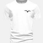 Regular Fit Seagull Print Cotton T-Shirt