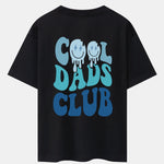 Cool Dads Club Back Print Drop Shoulder Oversize T-Shirt