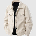 Men's corduroy versatile casual cargo jacket