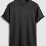 Men's 100% cotton basic round neck T-shirt three-piece set
