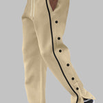 Men's loose straight casual drawstring pants