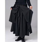 Multi-layered Fake Two-piece Wide-leg Culottes