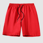Men's solid color casual versatile quick-drying shorts