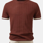 Textured Knitted T-Shirt