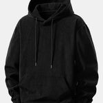 3 Pieces Corduroy Hoodie With Kangaroo Pocket
