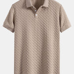 Geometric Jacquard Polo