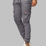 Casual Patchwork Pants with Dual Pockets