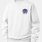 Christmas Santa Claus Print Relax Fit Sweatshirt
