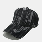 Vintage Distressed Denim Baseball Cap