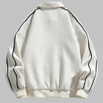 Men's waffle texture lapel casual jacket
