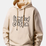 Limited Edition Print Relax Fit Hoodie