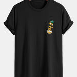 Regular Fit Cool Pineapple Boy Print Cotton T-Shirt