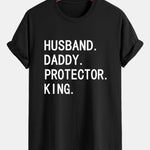 Regular Fit Men Slogan Print Cotton T-Shirt