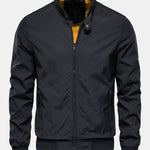 Stand Collar Zip Up Jacket
