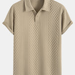 Geometric Diamond Jacquard Polo & Shorts