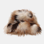 Stylish Fluffy Faux Fur Warm Bucket Hat
