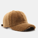 Fashion Retro Warm Granular Fleece Baseball Cap