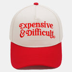 Expensive & Difficult Embroidery Baseball Cap