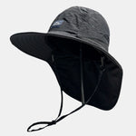 Breathable Quick Dry Sun Hat With Neck Hood - Perfect For Fishing, Camping And Outdoor Activities
