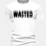 Regular Fit Wasted Print Cotton T-Shirt