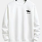 Shark Print Relax Fit Sweatshirt