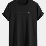 Regular Fit Stylish Stripe Print Cotton T-Shirt