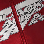 Black Air Leather Racing Jacket