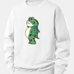 Portland Frog Print Relax Fit Sweatshirt
