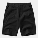 Geometric Knit V Neck Polo Shirt & Cotton Chino Shorts