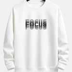 Focus Print Relax Fit Sweatshirt
