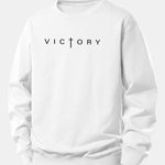 Victory Slogan Print Relax Fit Sweatshirt