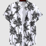 Men's Resort Style Printed Casual Short Sleeve Shirt