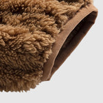 Men's solid color jacquard lambskin warm jacket