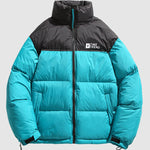 Men's Two-color stand collar zipper Ultralight Down Jacket