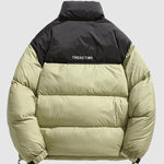 Men's Two-color stand collar zipper Ultralight Down Jacket