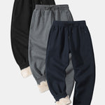 3 Pieces Teddy Lined Jogger Pants