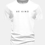 Regular Fit Be Kind Print Cotton T-Shirt