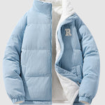 Men's Double-sided Corduroy Puffer Cotton Jacket