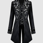 Men's Vintage Punk Medieval Long Tailed Coat