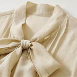 Georgette Tie Neck Blouse