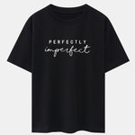 Perfectly Imperfect Print Drop Shoulder Oversize T-Shirt