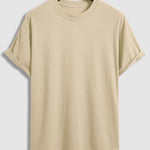 Men's 100% cotton basic round neck T-shirt three-piece set
