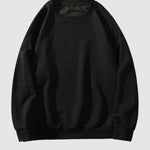Men's Geometric  Vintage Jacquard Crewneck Sweatshirt