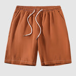 Men's solid color casual versatile quick-drying shorts