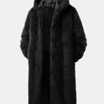 Faux Fur Hooded Overcoat